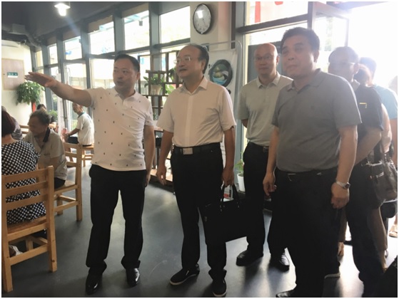 省国资委杨平副主任率队考察线上买球官网（中国）官方网站侨亚文明窗口申报工作