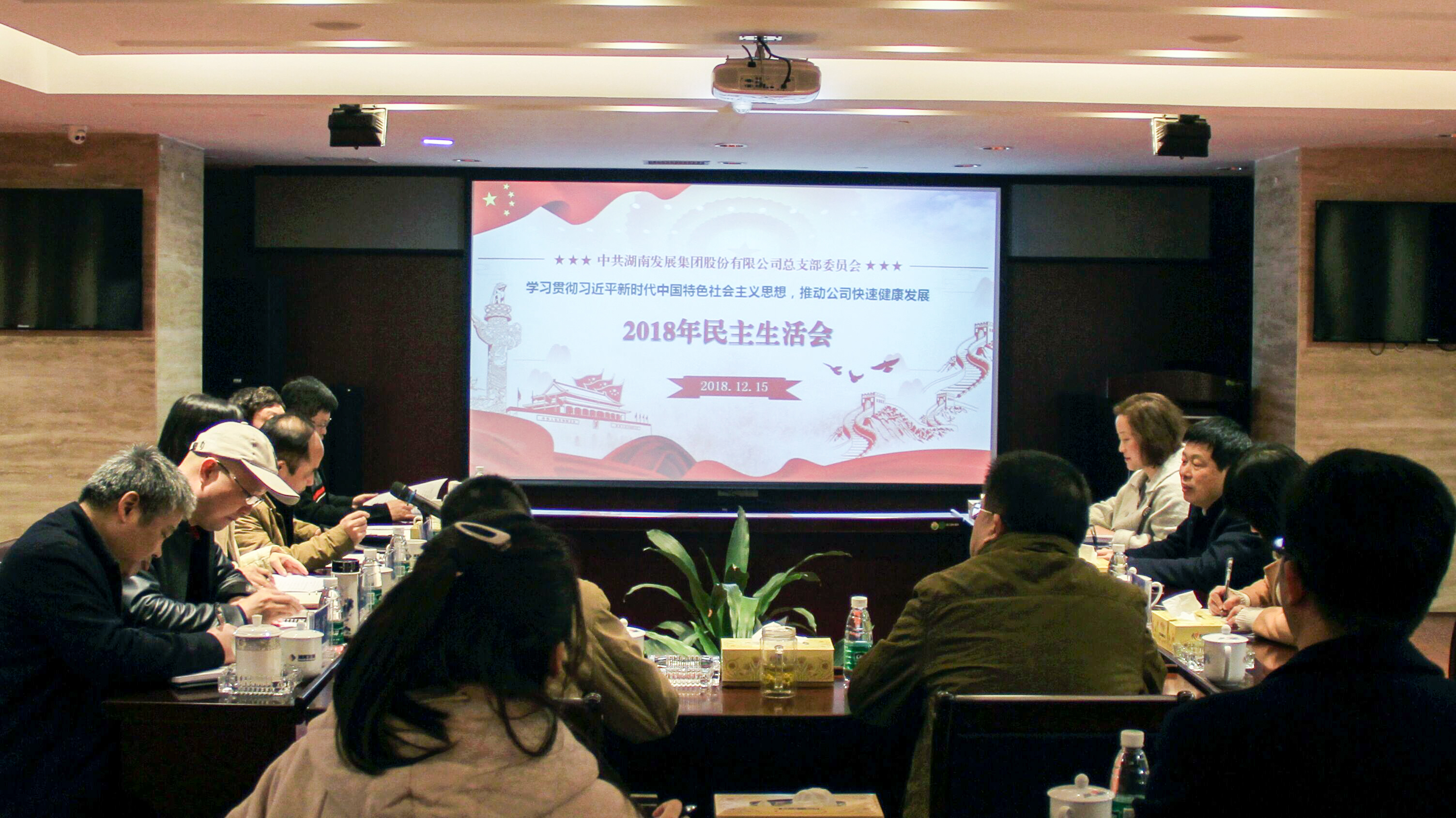 线上买球官网（中国）官方网站党总支召开领导班子2018年度民主生活会